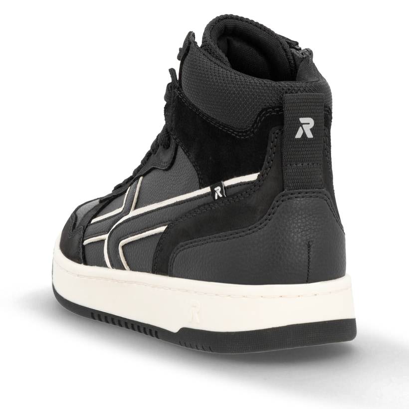 Rieker Artikelnummer U1970-00 Rieker Herren Sneaker High carbonschwarz 50% Rabatt mit kostenlosem Versand