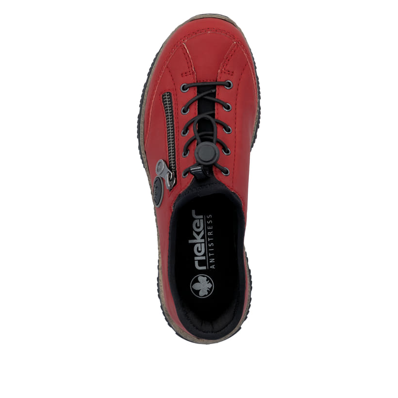 Rieker Artikelnummer N3267-33 Rieker Damen Slipper erdbeerrot zollfrei