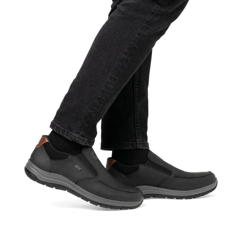 Rieker Artikelnummer 03651-00 Rieker Herren Slipper urbanschwarz Auslauf