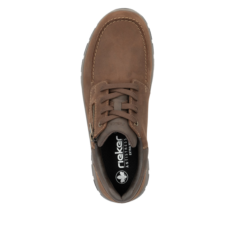 Rieker Artikelnummer 03601-22 Rieker Herren Schnürschuhe nougatbraun Günstiger Verkauf