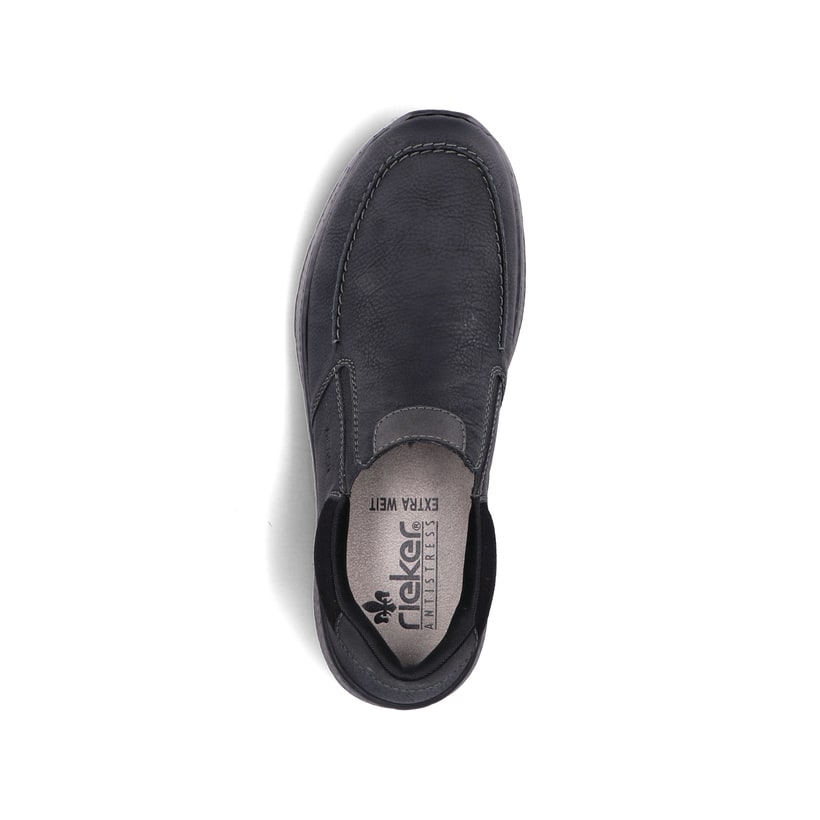 Rieker Artikelnummer B9062-00 Rieker Herren Slipper asphaltschwarz Kostenloser Versand