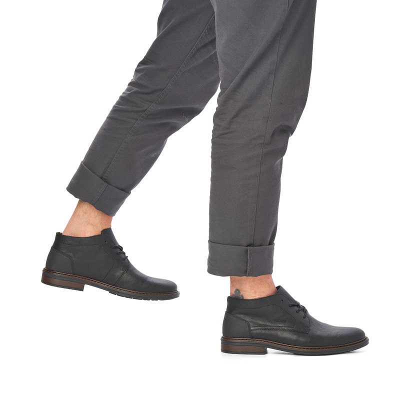 Rieker Artikelnummer 17604-00 Rieker Herren Schnürschuhe tiefschwarz Limitierter Zeitrabatt