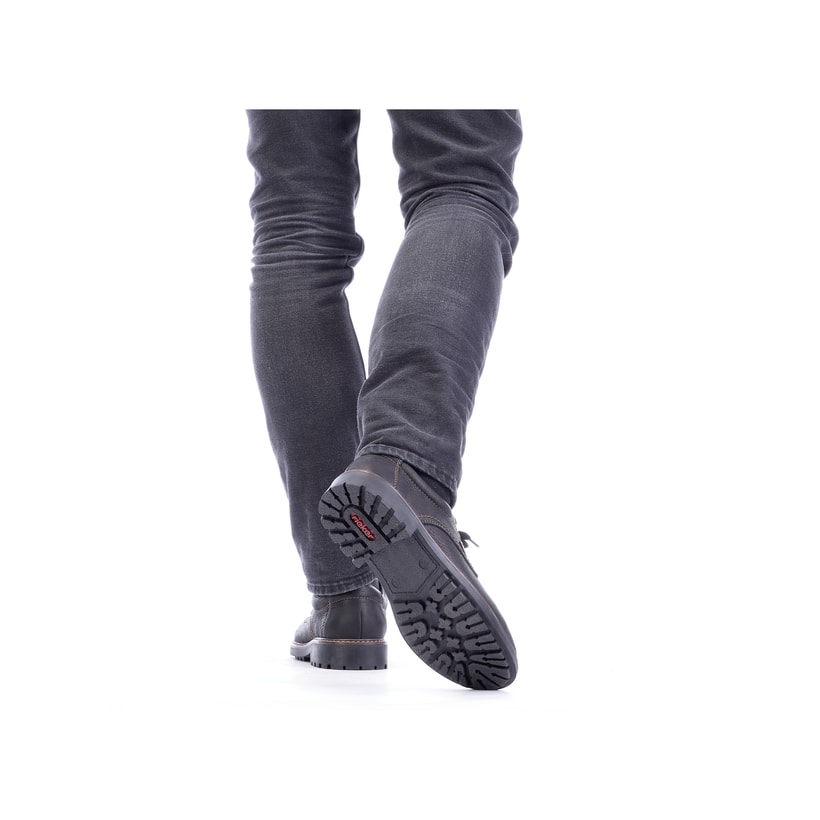 Rieker Artikelnummer B4610-00 Rieker Herren Schnürschuhe nachtschwarz Fabrik Onlineshop