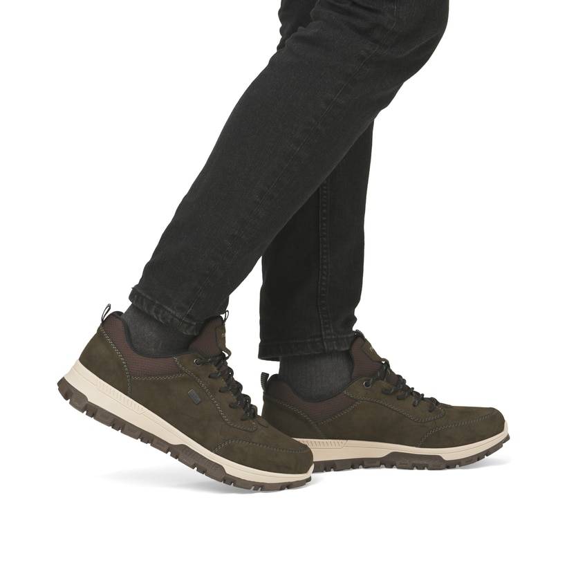 Rieker Artikelnummer 35503-54 Rieker Herren Schnürschuhe khakigrün Fabrikpreis