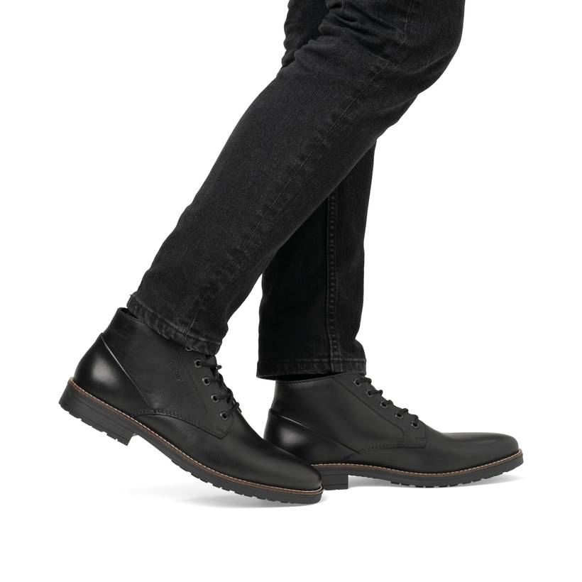 Rieker Artikelnummer 33207-00 Rieker Herren Kurzstiefel carbonschwarz Sonderangebot