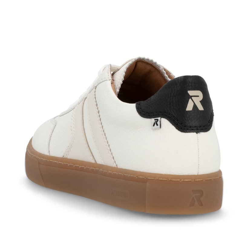 Rieker Artikelnummer U0707-80 Rieker Herren Sneaker Low reinweiß Rabatt