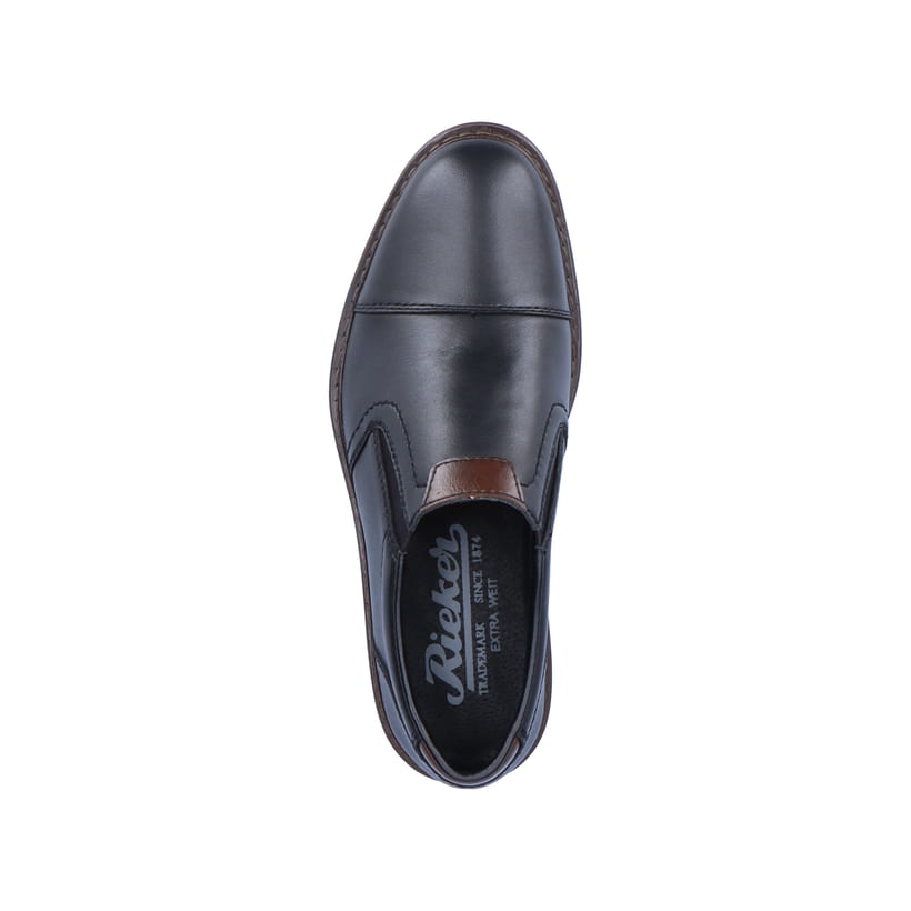 Rieker Artikelnummer 17659-00 Rieker Herren Slipper mattschwarz Versandkostenfrei