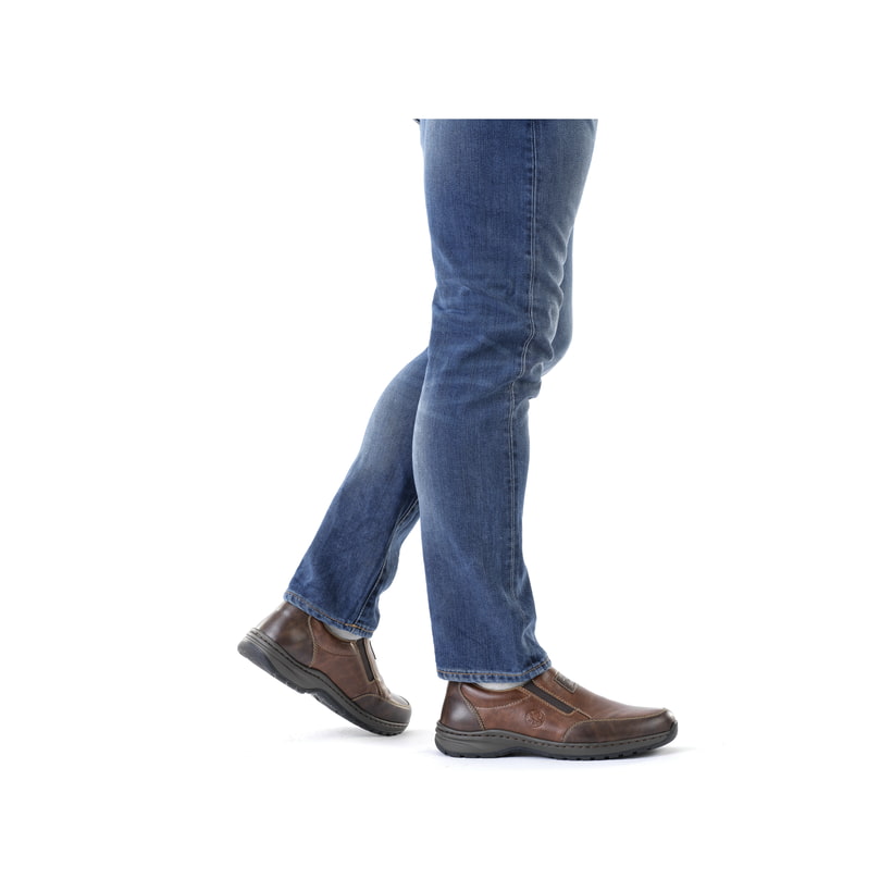 Rieker Artikelnummer 03354-26 Rieker Herren Slipper kastanienbraun Online Shopping