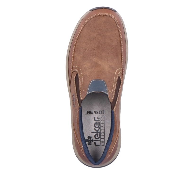 Rieker Artikelnummer 14362-24 Rieker Herren Slipper holzbraun Preisnachlass