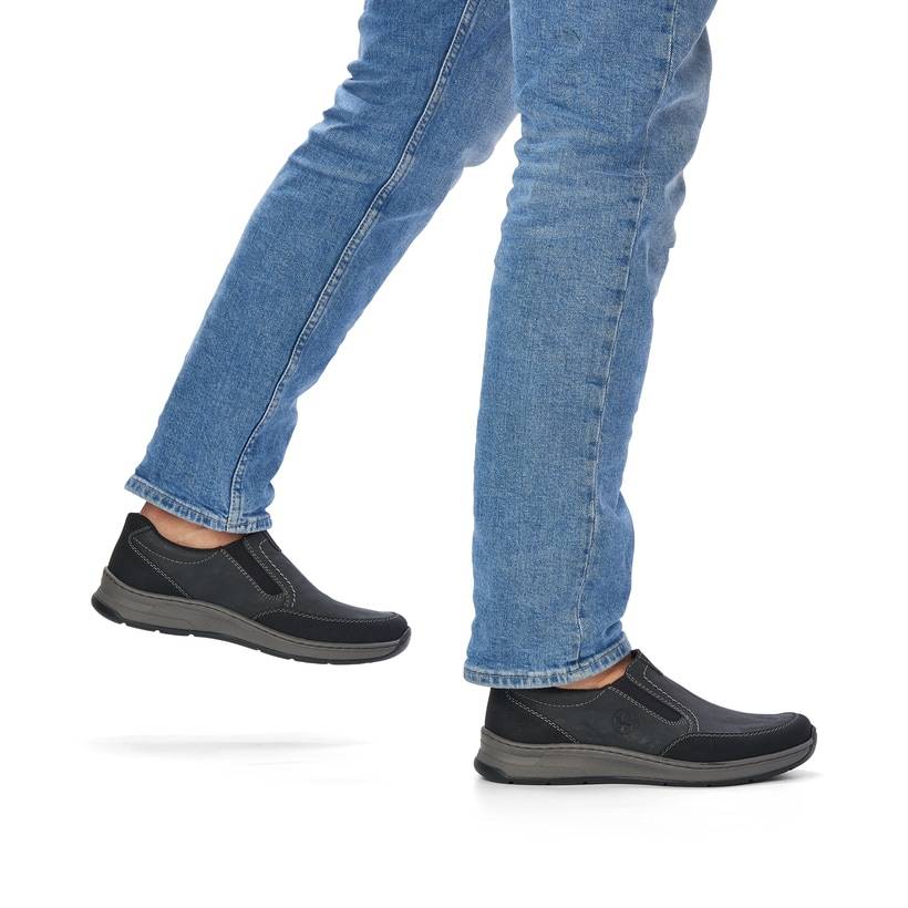 Rieker Artikelnummer 14362-00 Rieker Herren Slipper asphaltschwarz Muttertagsangebot