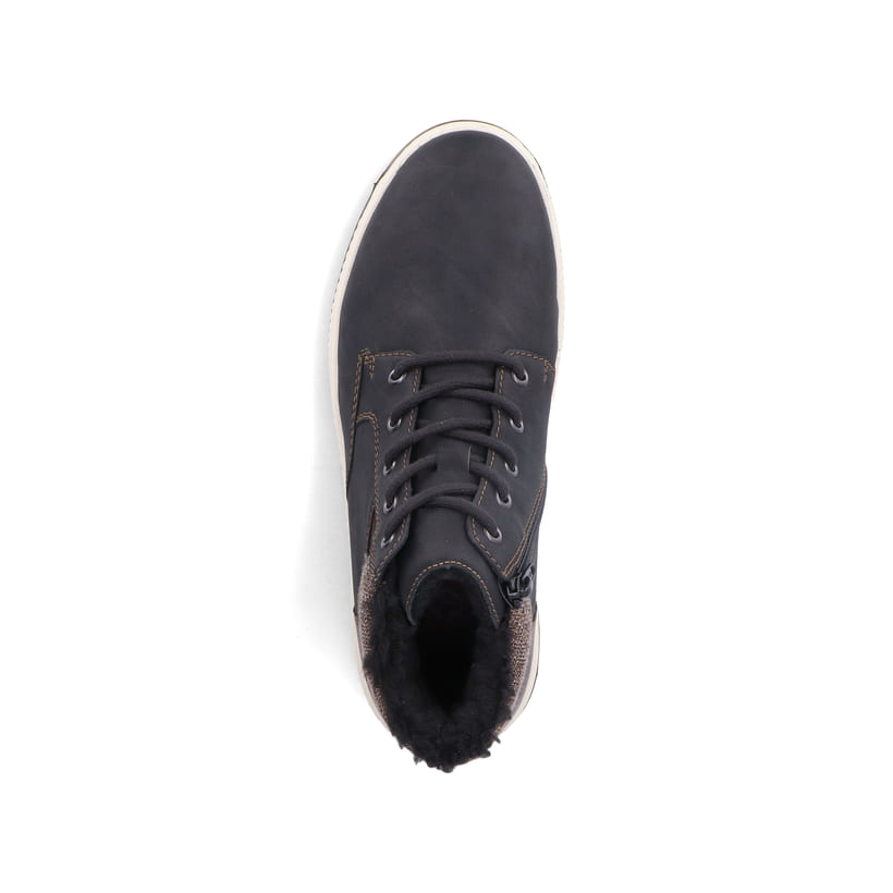 Rieker Artikelnummer 38542-00 Rieker Herren Schnürstiefel asphaltschwarz Lagerräumung