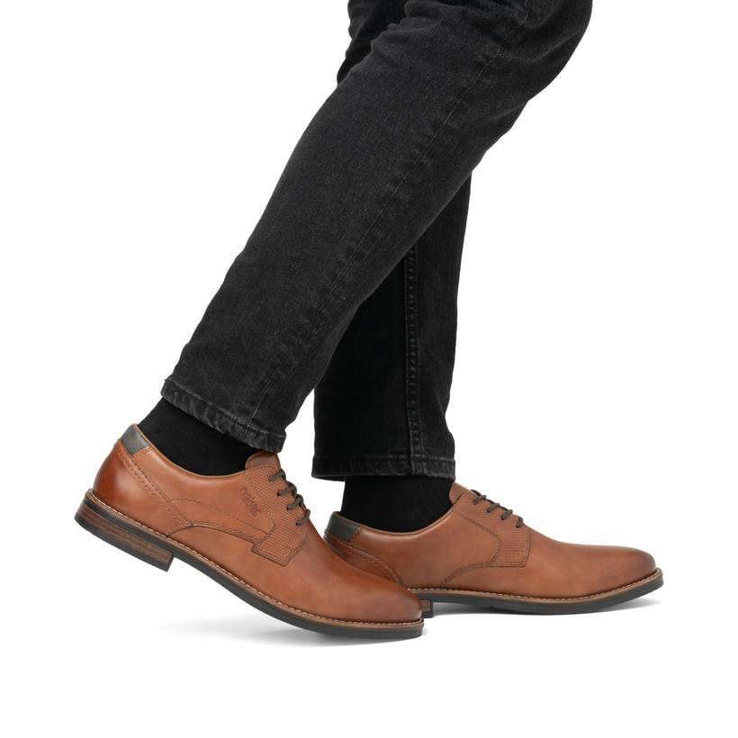 Rieker Artikelnummer 13523-24 Rieker Herren Schnürschuhe karamellbraun Online Outlet
