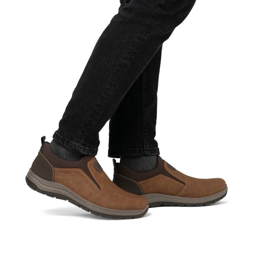 Rieker Artikelnummer 03650-24 Rieker Herren Slipper nougatbraun Große Rabatte