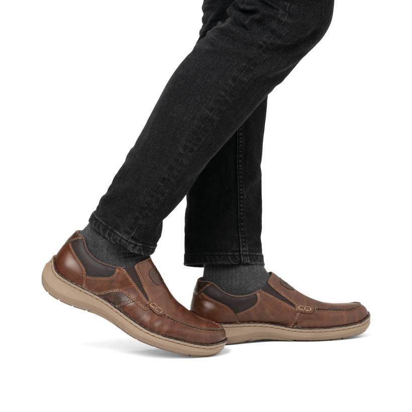 Rieker Artikelnummer 03092-24 Rieker Herren Slipper kaffeebraun Neuheiten