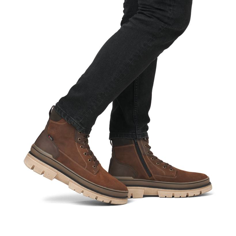 Rieker Artikelnummer U1273-22 Rieker Herren Schnürstiefel nussbraun Saisonale Angebote