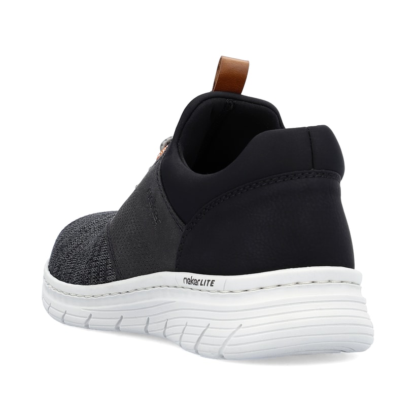 Rieker Artikelnummer 13150-00 Rieker Herren Slipper graphitschwarz Räumungsverkauf