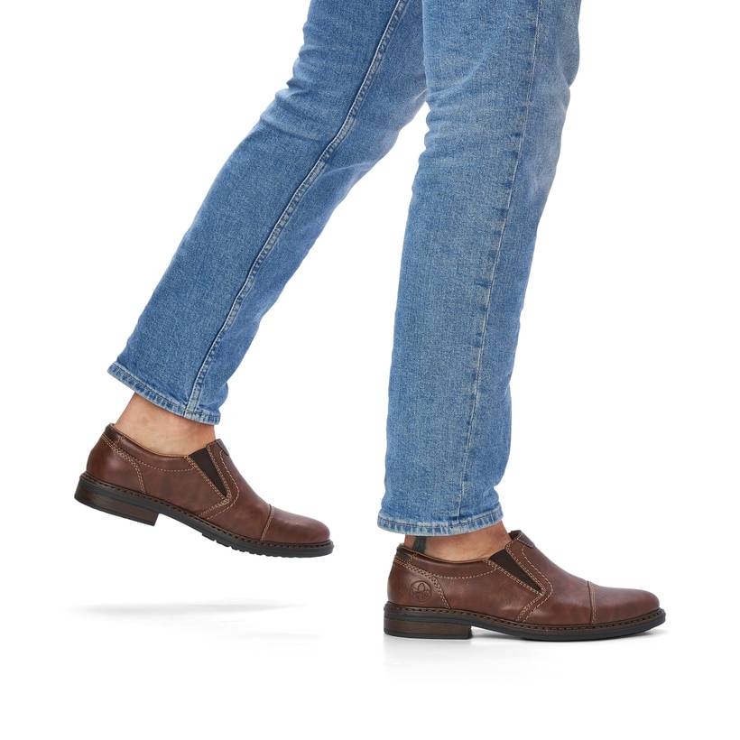 Rieker Artikelnummer 17659-24 Rieker Herren Slipper schokobraun Kauf eins, bekomm eins gratis