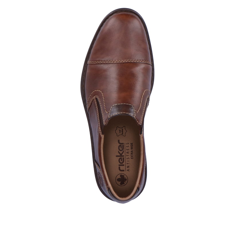 Rieker Artikelnummer 17659-24 Rieker Herren Slipper schokobraun Kauf eins, bekomm eins gratis