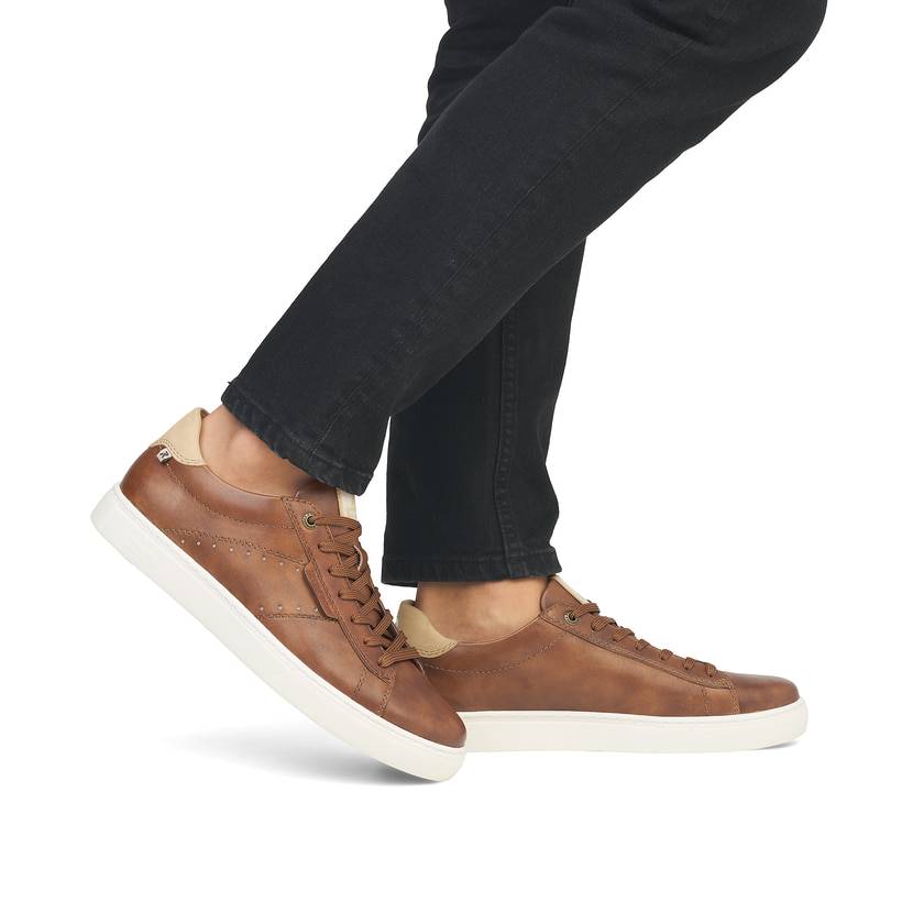 Rieker Artikelnummer U0704-24 Rieker Herren Sneaker Low nougatbraun Sonderangebote