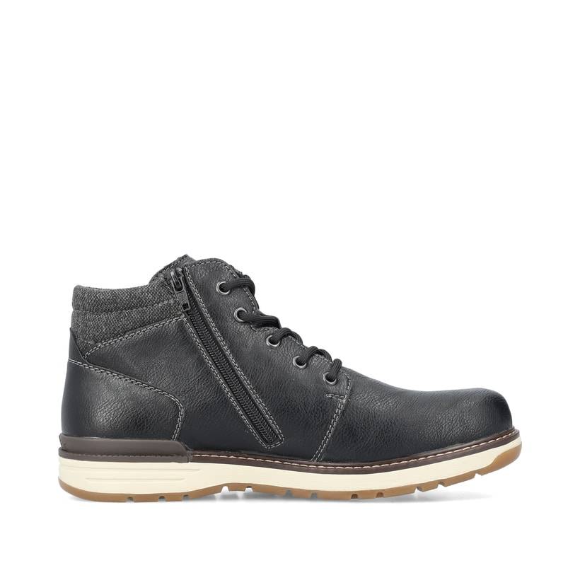 Rieker Artikelnummer 39450-00 Rieker Herren Schnürstiefel urbanschwarz Riesige Ersparnisse