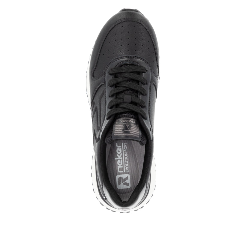 Rieker Artikelnummer W0606-00 Rieker Damen Sneaker Low mattschwarz Wochenangebot