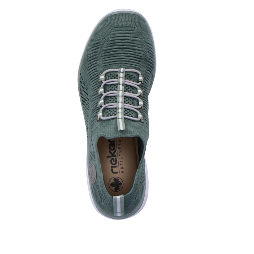 Rieker Artikelnummer M5074-52 Rieker Damen Slipper blaugrün JETZT KAUFEN