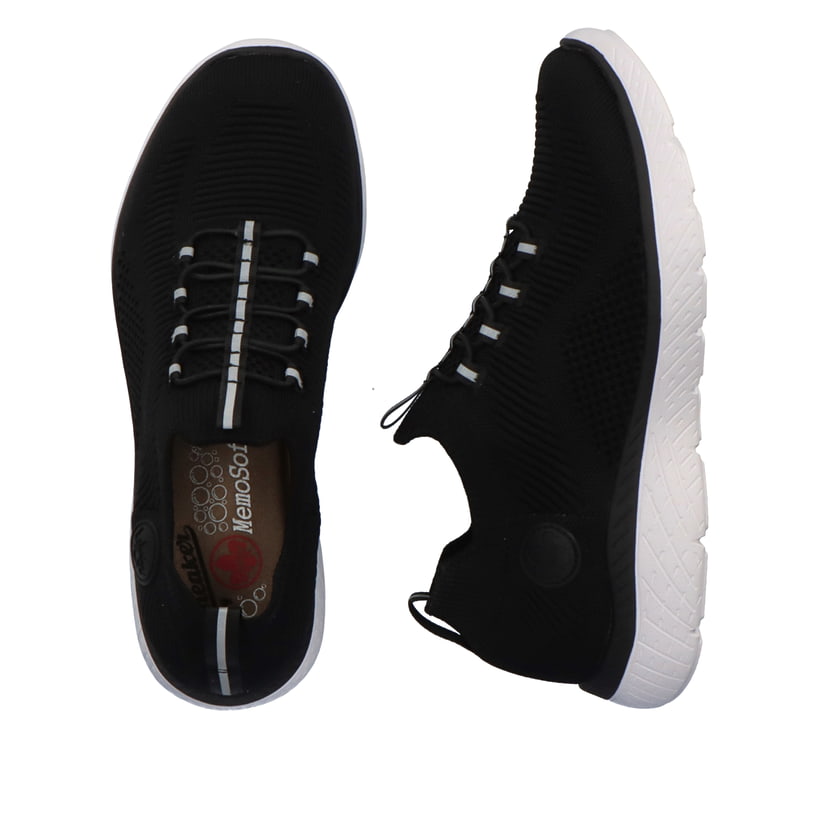 Rieker Artikelnummer M5074-00 Rieker Damen Slipper nachtschwarz Neueste Stile