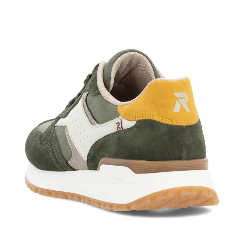 Rieker Artikelnummer W0607-54 Rieker Damen Sneaker Low khaki-cremeweiß Zeitbegrenzte Promotion