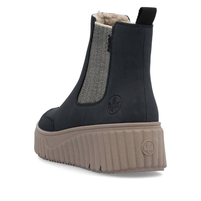 Rieker Artikelnummer N2553-14 Rieker Damen Chelsea Boots nachtschwarz Bis zu 50% Rabatt