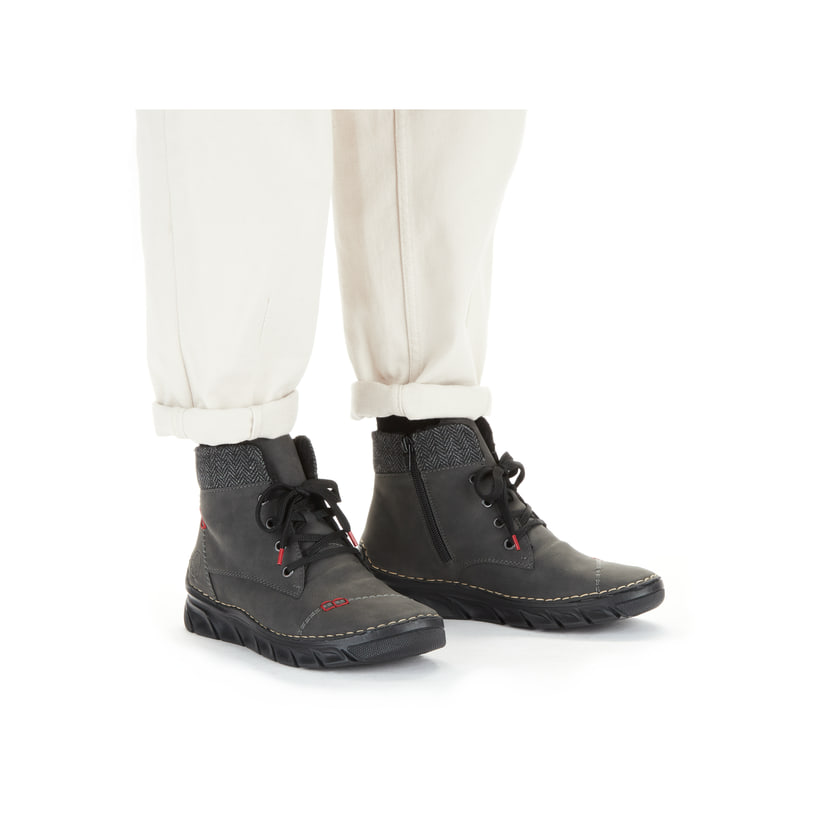 Rieker Artikelnummer 55031-45 Rieker Damen Schnürstiefel anthrazit Discount Store für neue Produkte