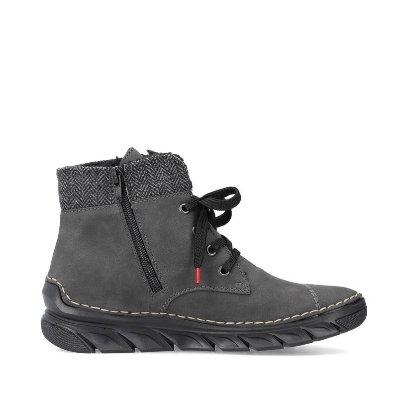 Rieker Artikelnummer 55031-45 Rieker Damen Schnürstiefel anthrazit Discount Store für neue Produkte