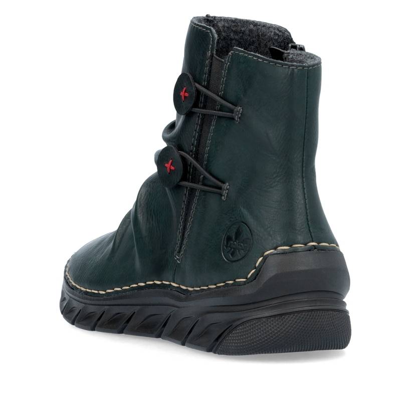 Rieker Artikelnummer 55052-54 Rieker Damen Schnürstiefel waldgrün Super Rabatt