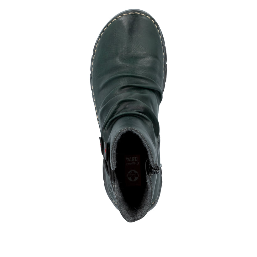 Rieker Artikelnummer 55052-54 Rieker Damen Schnürstiefel waldgrün Super Rabatt