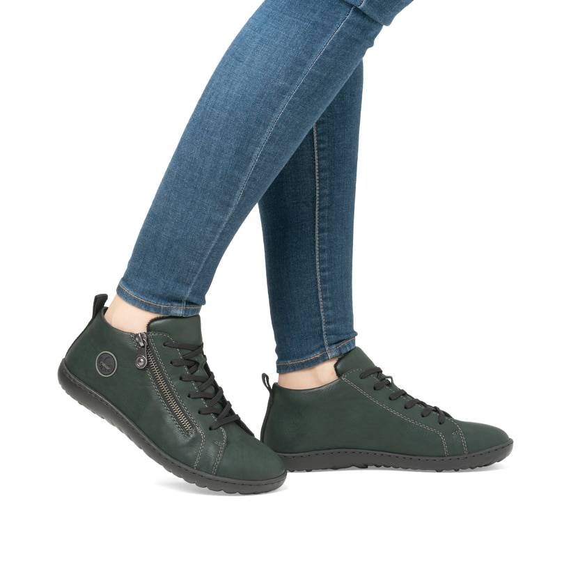 Rieker Artikelnummer 52804-54 Rieker Damen Schnürschuhe waldgrün 50% Rabatt mit kostenlosem Versand