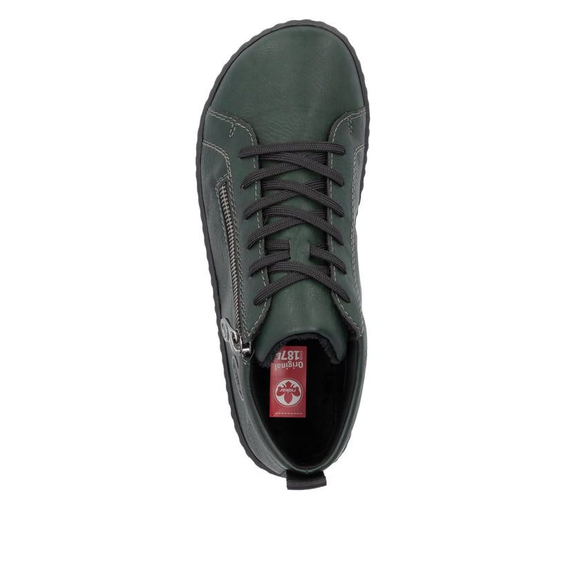 Rieker Artikelnummer 52804-54 Rieker Damen Schnürschuhe waldgrün 50% Rabatt mit kostenlosem Versand