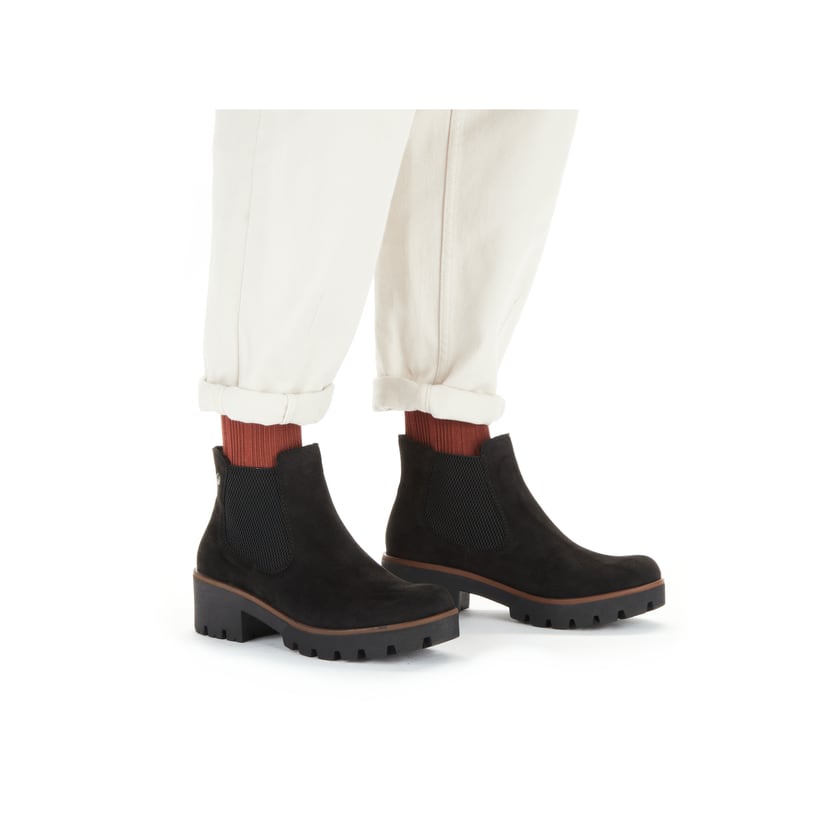 Rieker Artikelnummer 79265-00 Rieker Damen Chelsea Boots graphitschwarz Begrenzt auf 3 Tage