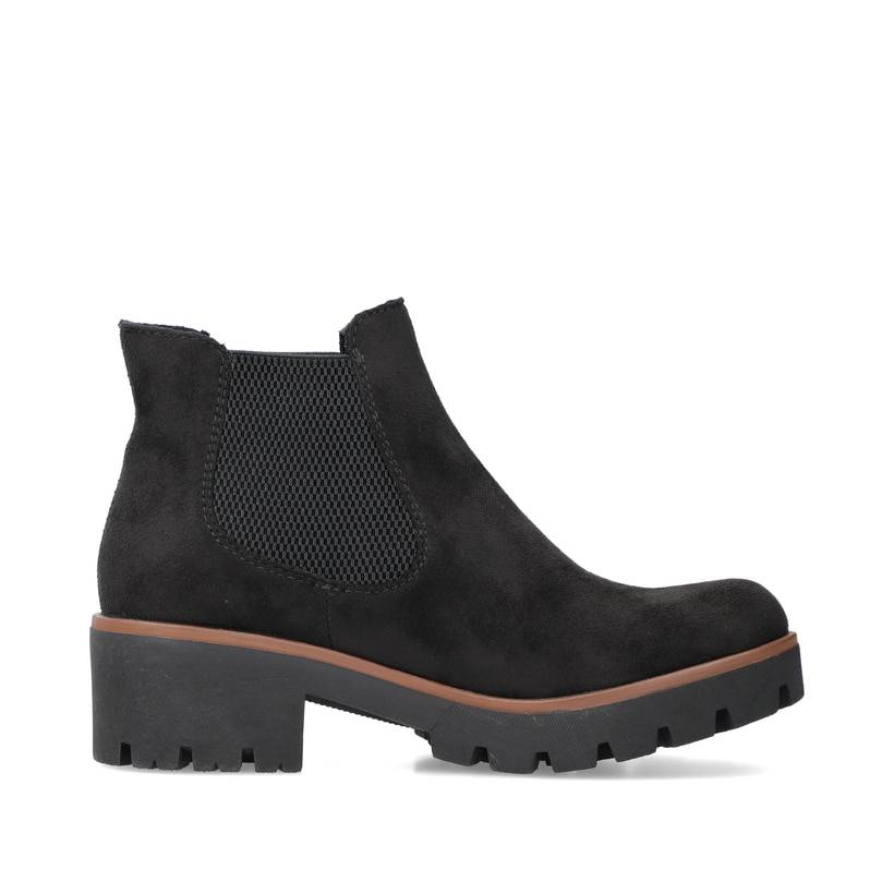 Rieker Artikelnummer 79265-00 Rieker Damen Chelsea Boots graphitschwarz Begrenzt auf 3 Tage