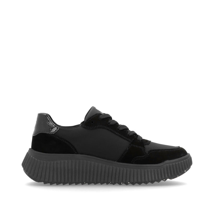 Rieker Artikelnummer W1700-00 Rieker Damen Sneaker Low carbonschwarz Speichern exportieren