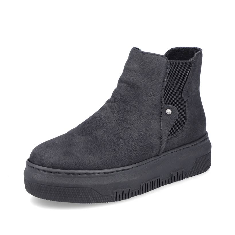 Rieker Artikelnummer M1981-00 Rieker Damen Chelsea Boots tiefschwarz Rabatte dieses Monats