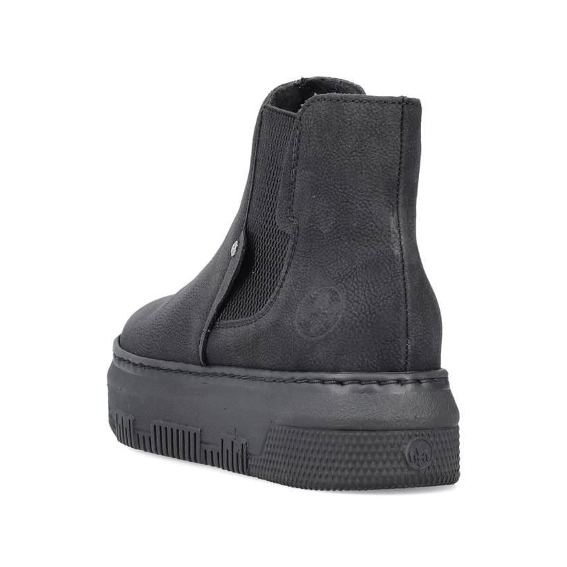 Rieker Artikelnummer M1981-00 Rieker Damen Chelsea Boots tiefschwarz Rabatte dieses Monats