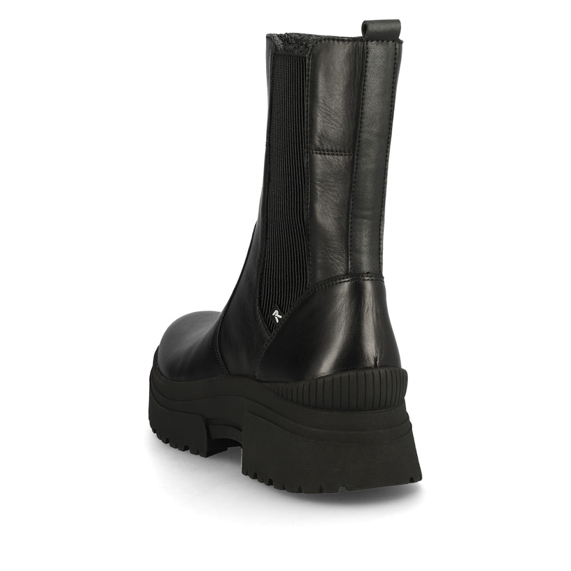 Rieker Artikelnummer W0380-01 Rieker Damen Chelsea Boots deep black Online