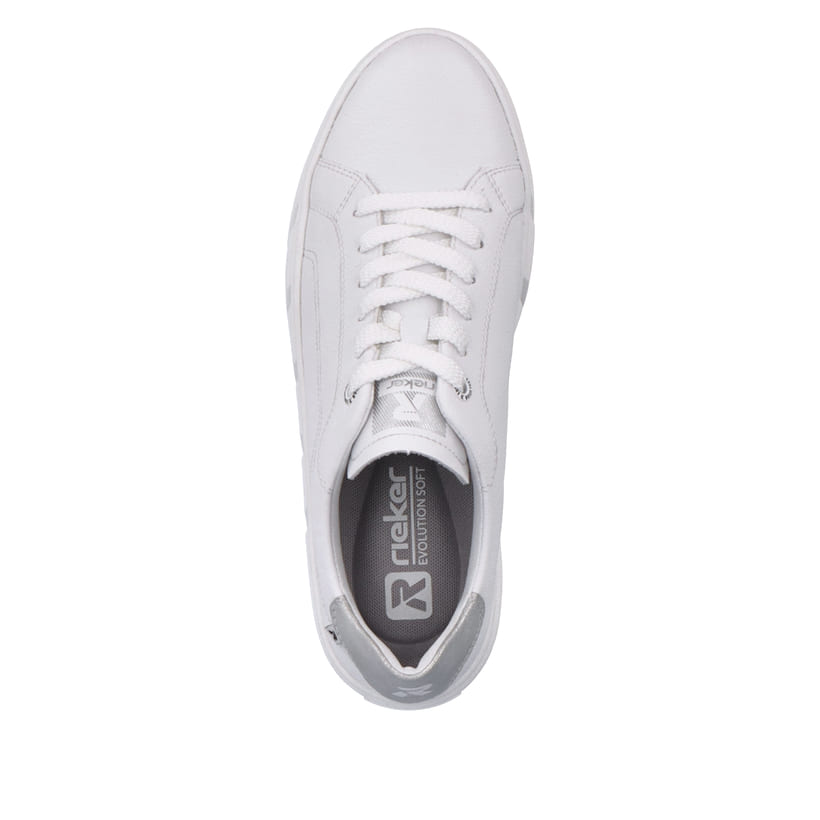 Rieker Artikelnummer W0501-80 Rieker Damen Sneaker Low crystal white Outlet