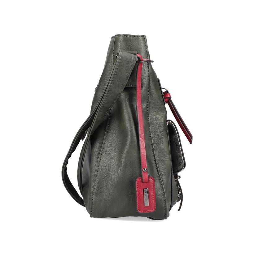 Rieker Artikelnummer H1340-56 Rieker Handtasche khaki-kirschrot Fabrikpreis