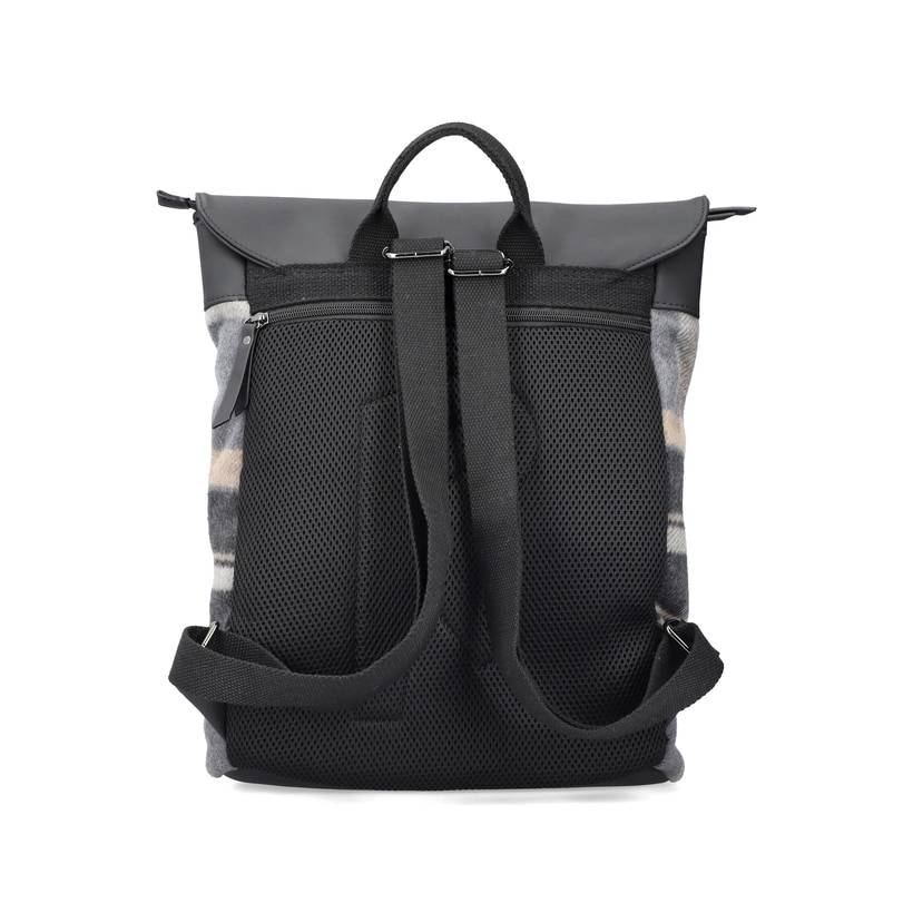 Rieker Artikelnummer H1391-93 Rieker Rucksack schwarz-hellbeige Versandkostenfrei