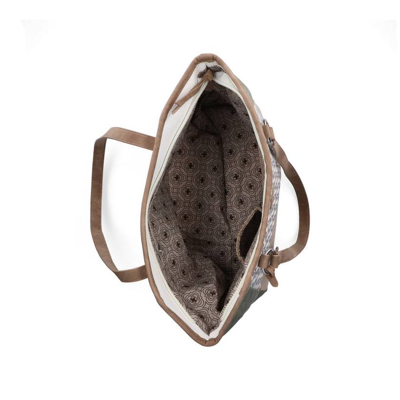 Rieker Artikelnummer H1066-96 Rieker Shopper mintgrün-altweiß-hellbeige Jubiläumsangebot