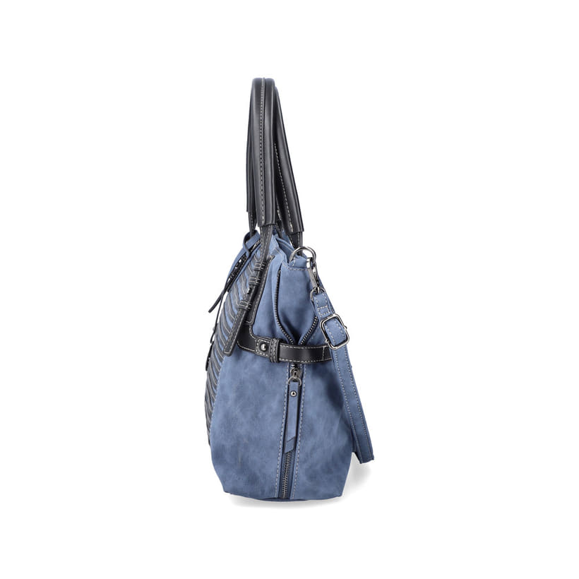 Rieker Artikelnummer H1083-12 Rieker Shopper meeresblau-schwarz Kostenlose Rückgabe