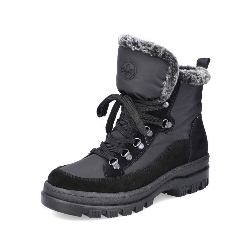 Rieker Artikelnummer X8222-00 Rieker Damen Schnürstiefel nachtschwarz Zeitbegrenzte Promotion
