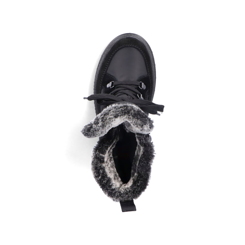 Rieker Artikelnummer X8222-00 Rieker Damen Schnürstiefel nachtschwarz Zeitbegrenzte Promotion