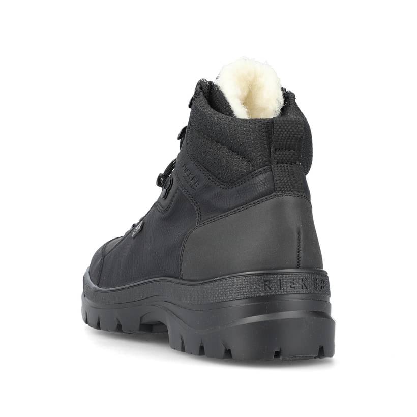 Rieker Artikelnummer F5410-00 Rieker Herren Schnürstiefel nachtschwarz Vierteljährliche Förderung