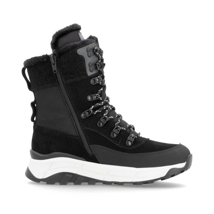 Rieker Artikelnummer W0066-00 Rieker Damen Schnürstiefel carbonschwarz Nur noch ein Tag übrig
